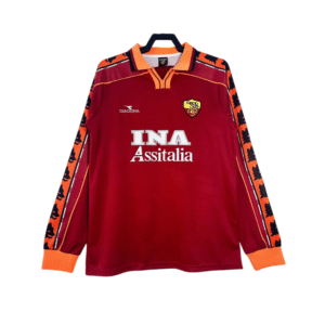 AS Roma camiseta manga larga temporada 1998/99